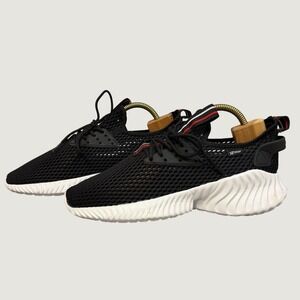 XRAY Zephyr Footwear Mens Black Mesh Red White Stripe Athletic Sneakers *READ*